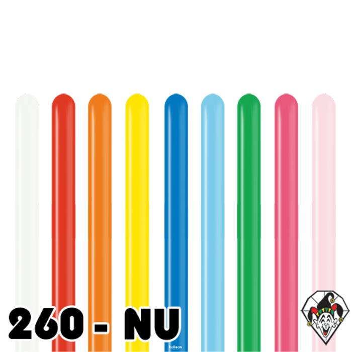 260K Nozzle Up Assortment Standard Balloons Kalisan 50 balloons
