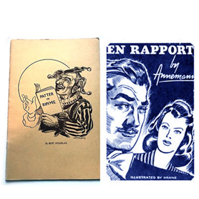 Patter in Rhyme by B. Douglas and En Rapport by Ted Annemann - 2 Books Set