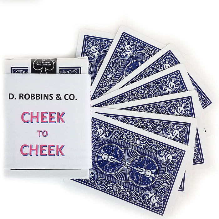 Cheek to Cheek Deck Bicycle Poker - Blue