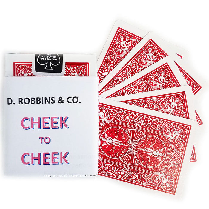 Cheek to Cheek Deck Bicycle Poker - Red