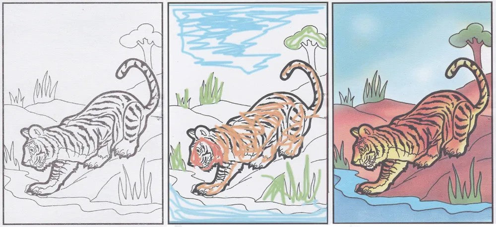 Magic Coloring Book - Color It Yourself - 4 Way Mini (FT)