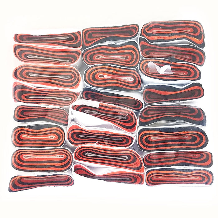 Mouth Coils Jumbo Cresey 46 ft Combo Colors - Black and Orange
