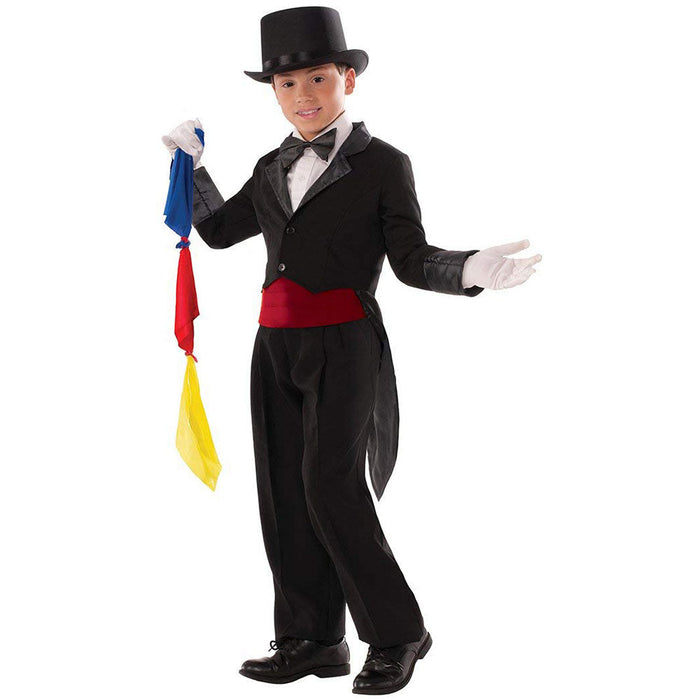 Magician Tailcoat and Scarves - Child Large