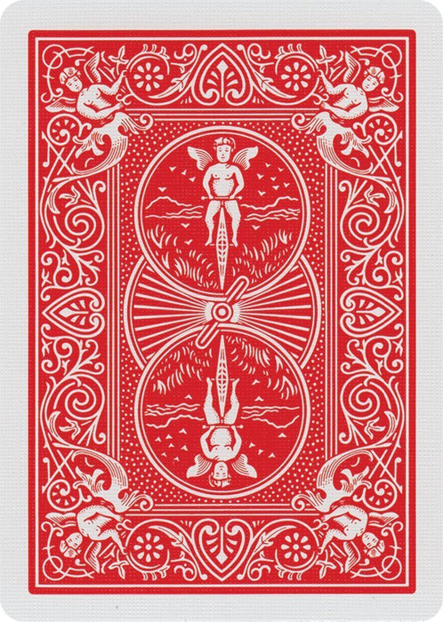 Invisible Deck Bicycle Poker Size - Red backs (Sterling)