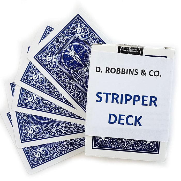 Stripper Deck Bicycle Poker - Blue (E-Z)