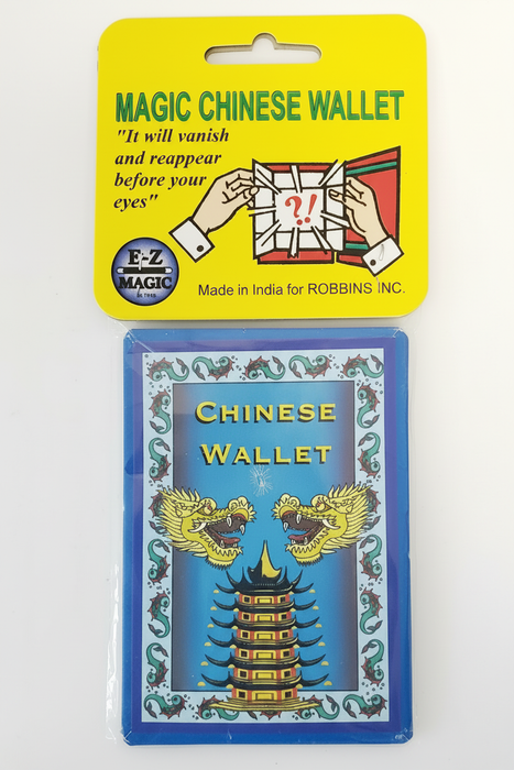 Chinese magic wallet side view