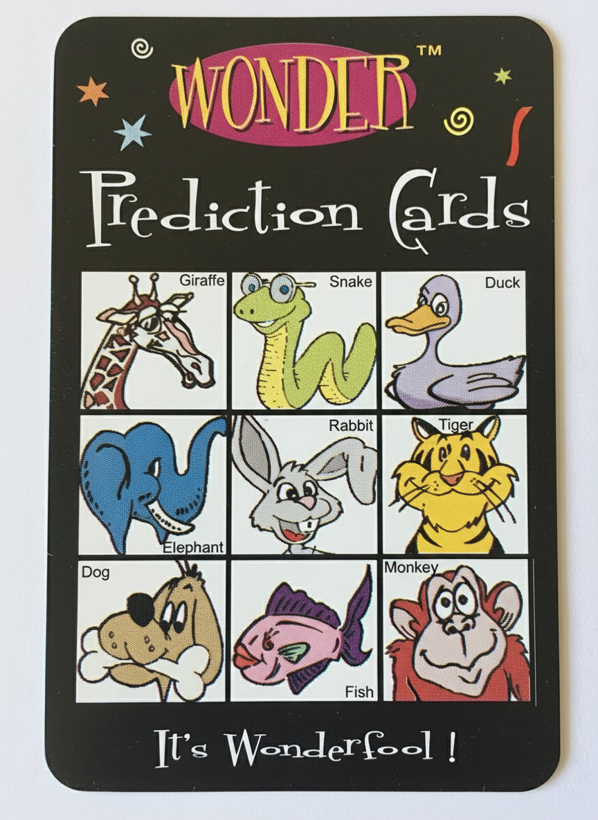 Prediction Cards (FT) — D. Robbins, House of E-Z Magic