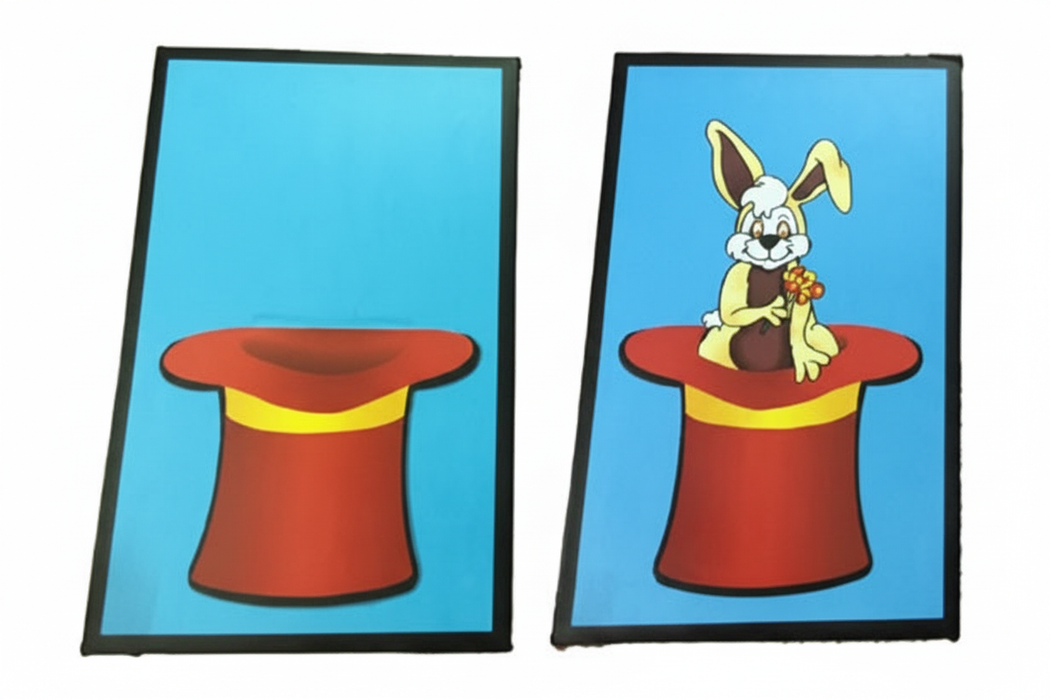 Enchanted Picture Rabbit in Hat magic prop
