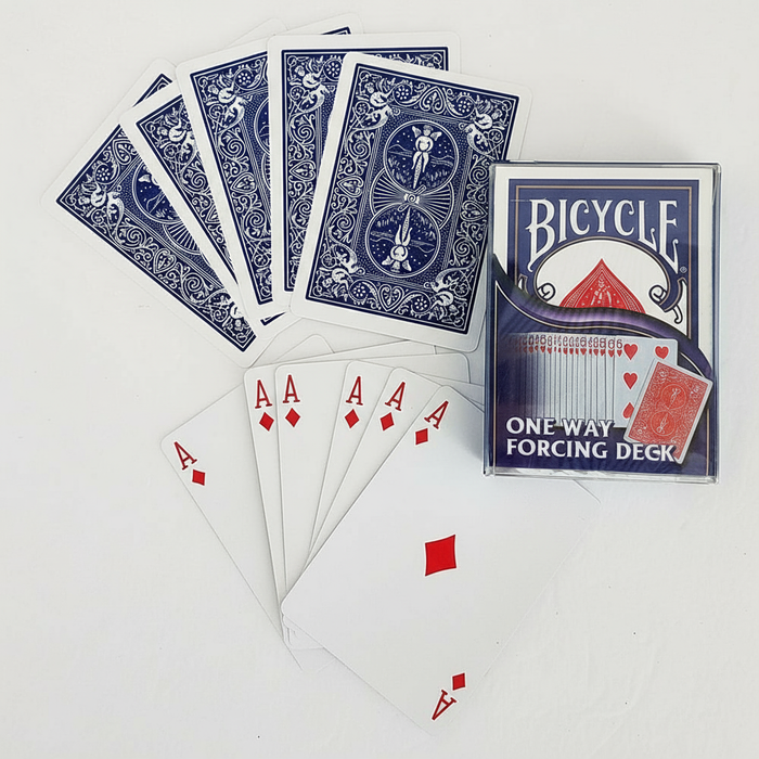 Force Deck One Way Bicycle Poker - Blue