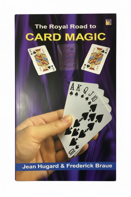 Royal Road to Card Magic book facing front without glare