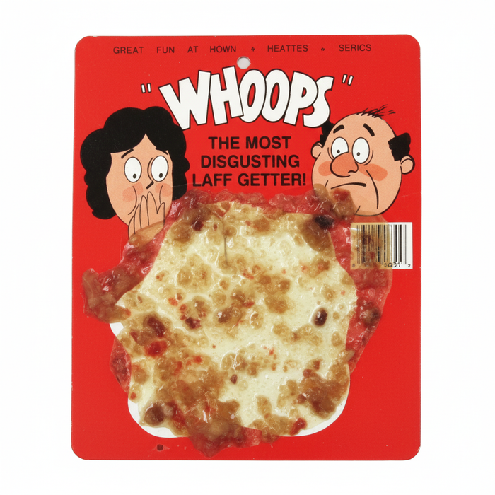 Front-facing fake vomit product image