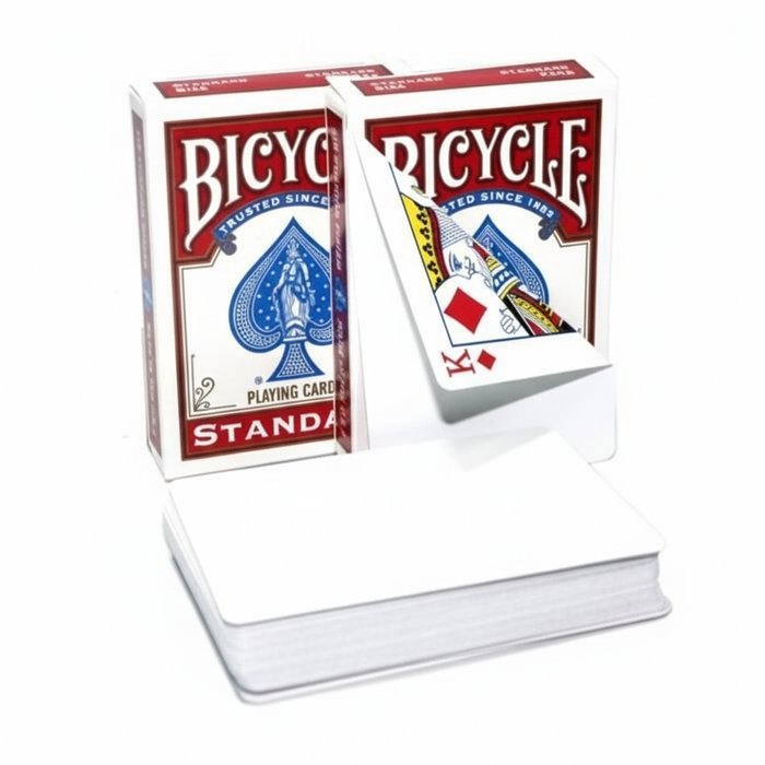 Bicycle Blank Back Poker Deck