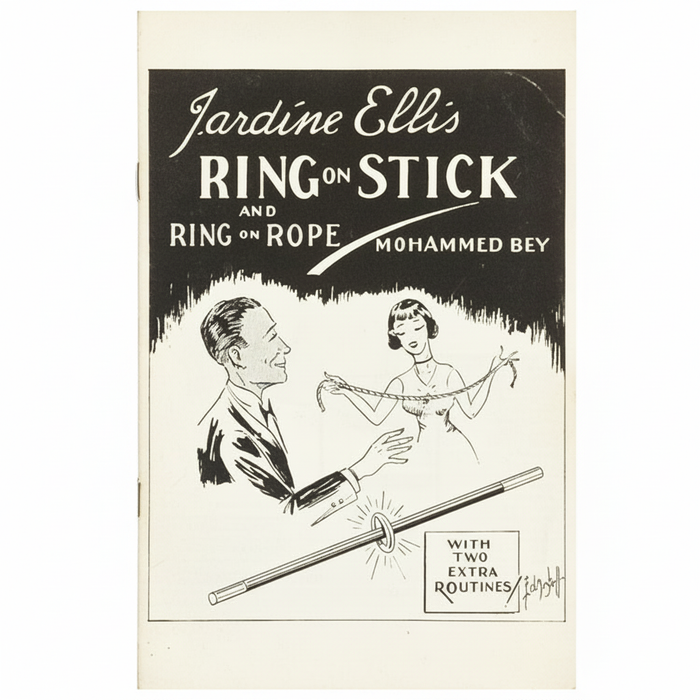 Ring on Stick and Ring on Rope by Jardine Ellis book cover, enhanced for crispness and clarity