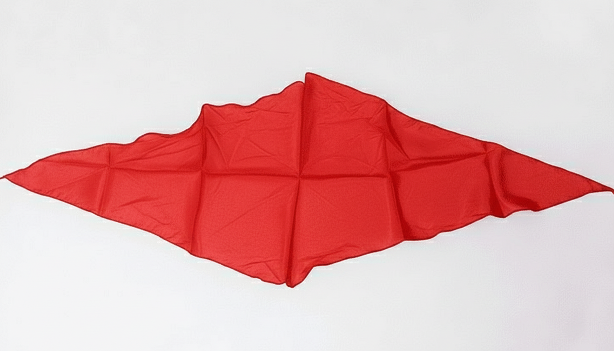 Diamond Cut Silks 24" (13" x 33") - Red