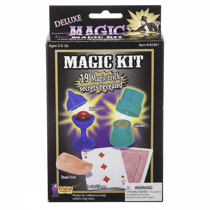 Magic trick box facing full forward, crisp product image