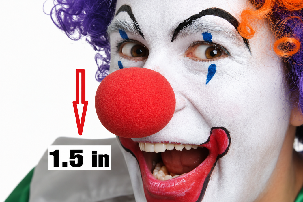 Clown Noses Sponge 1.5 inch bulk bag