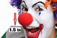Clown Noses Sponge 1.5 inch bulk bag