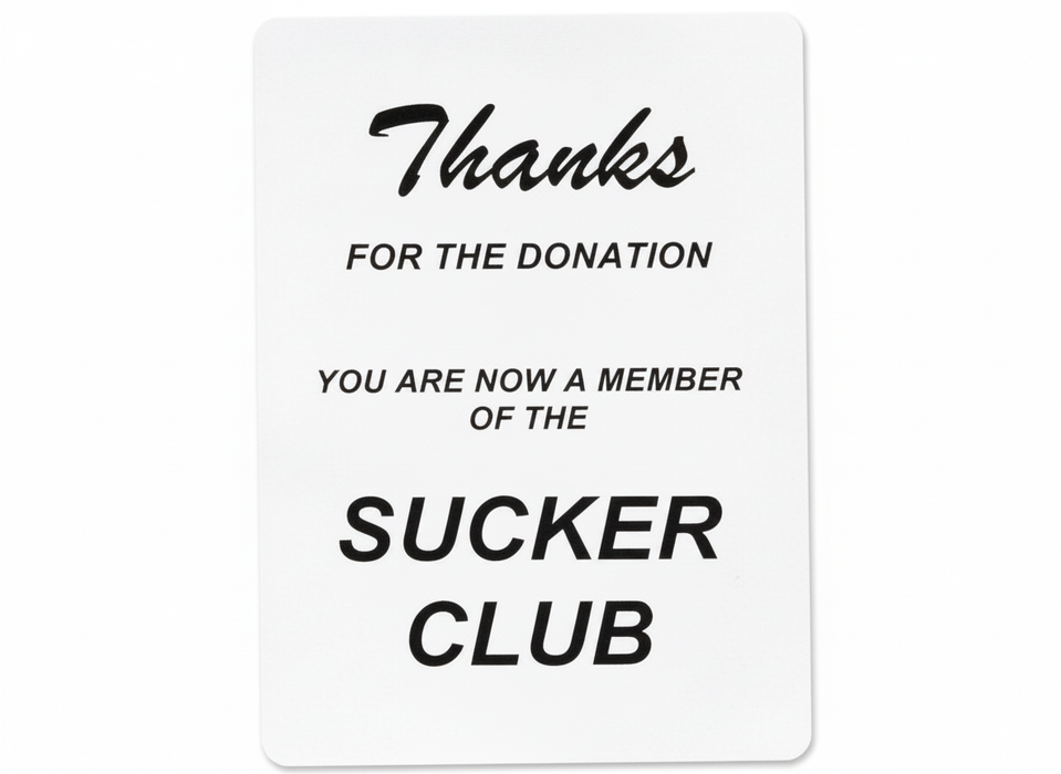 Sucker Club Card Trick