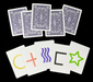 Enhanced ESP Marked Deck - Colorful ESP Symbols