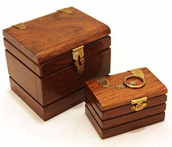 Locked Box Deluxe - Teak (FT)
