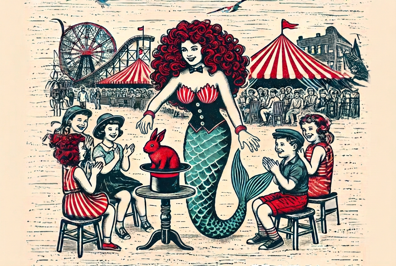 Revised mermaid hand correction
