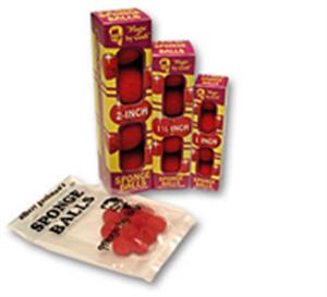 Sponge Balls - 1.5" - Regular (Gosh) - Pack of 4 - Red