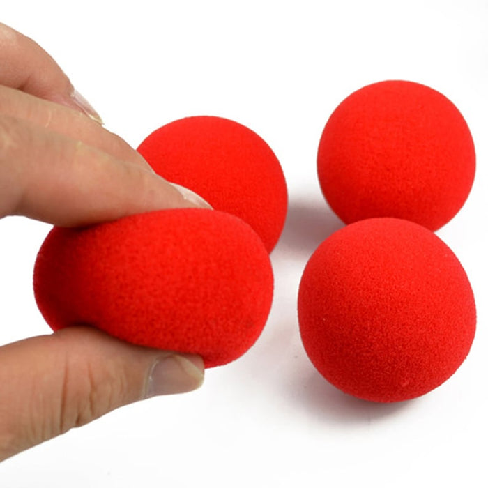 Sponge Balls - 2" - Regular (Gosh) - Pack of 4 - Red