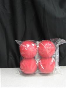 Sponge Balls - 3" - Regular (Gosh) - Pack of 4 - Red