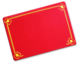 Close up Mat Pad (VDF) - 4 Aces Red - Standard Size