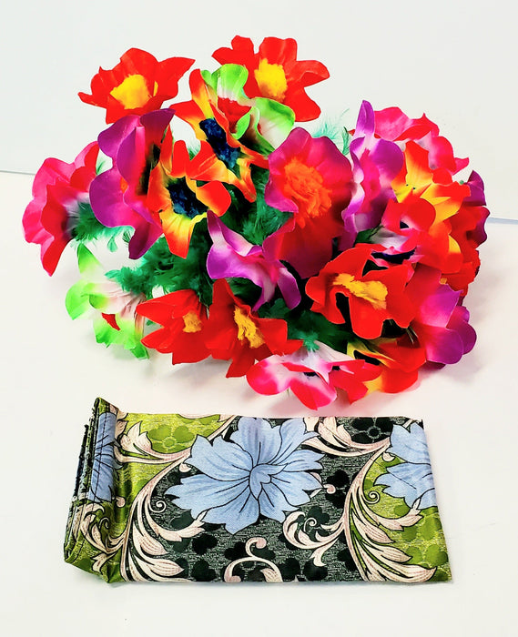 Flower Production Foulard with Bouquets (FT)