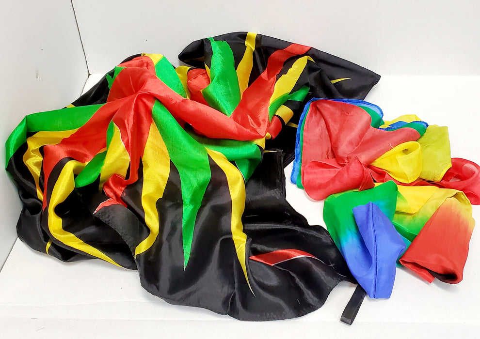 Split Multicolor Streamers to Foulard (FT)