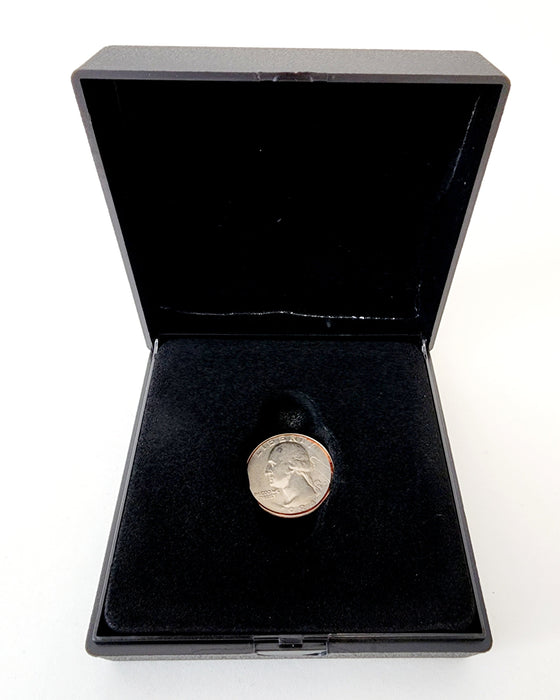 Pen Through Coin - Quarter