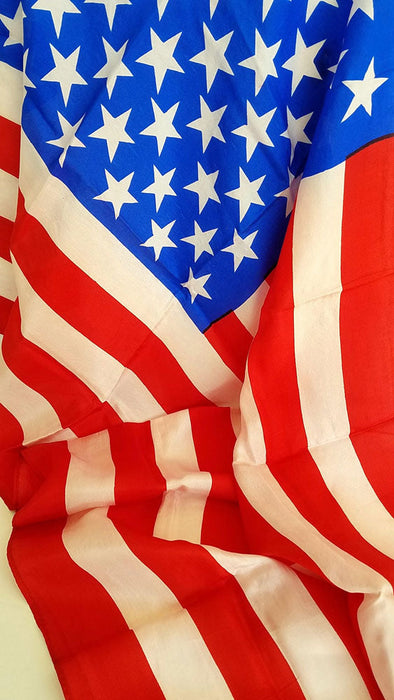 American Flag Production Silk 22" x 36" (FT)