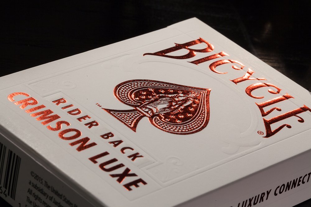 Bicycle MetalLuxe Deck - Crimson Red