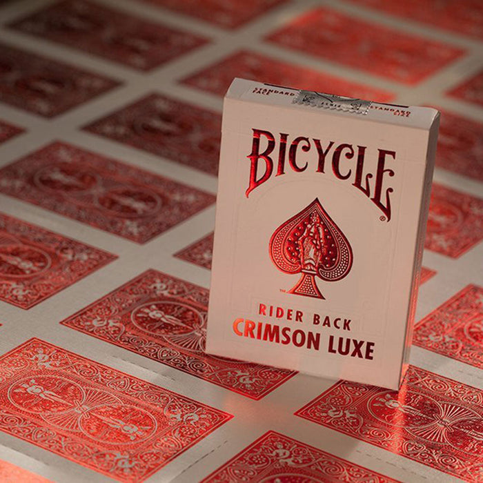 Bicycle MetalLuxe Deck - Crimson Red
