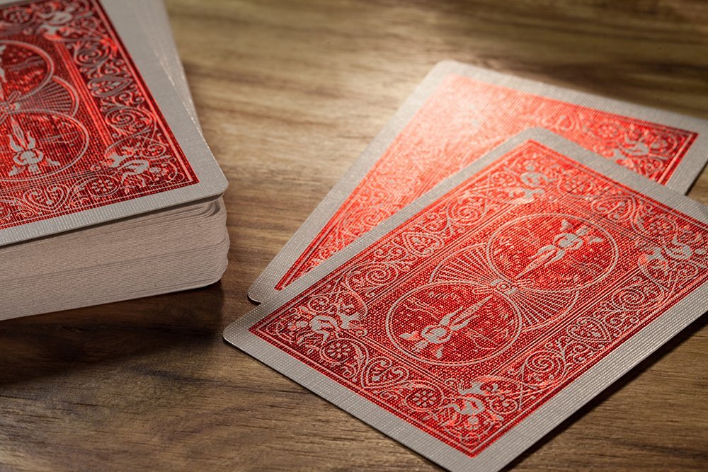 Bicycle MetalLuxe Deck - Crimson Red