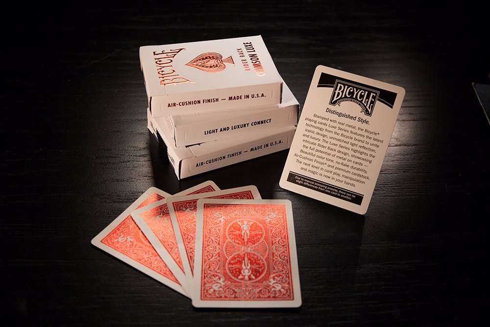 Bicycle MetalLuxe Deck - Crimson Red