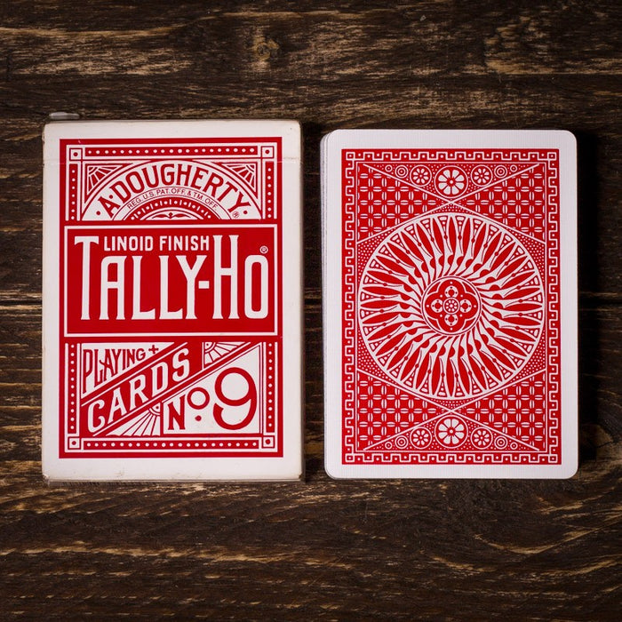 Tally-Ho Circle Back Standard Index Playing Cards - Assorted Red and Blue