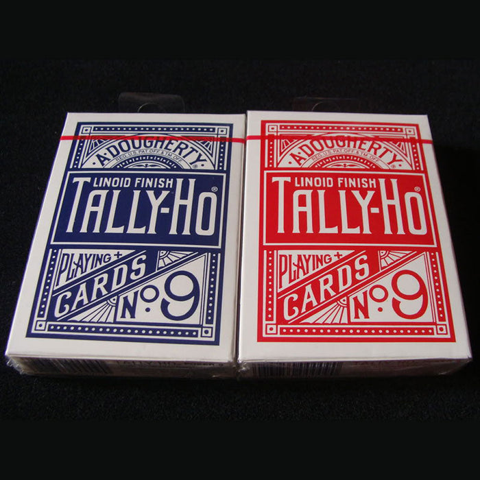 Tally-Ho Circle Back Standard Index Playing Cards - Assorted Red and Blue