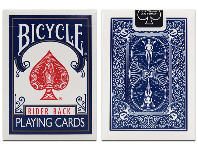 Bicycle Poker Rider Back Deck #807 - Blue