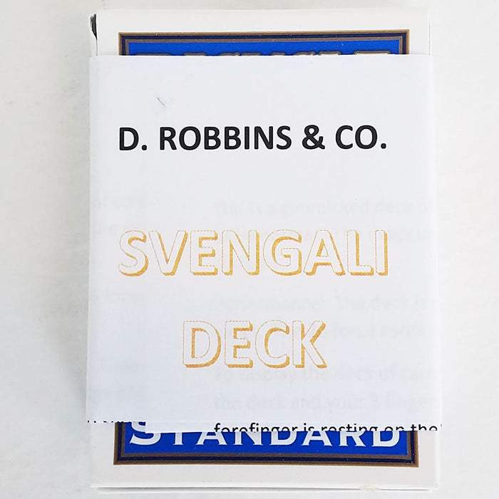 Svengali Deck - Bicycle Standard Poker - Blue (E-Z)