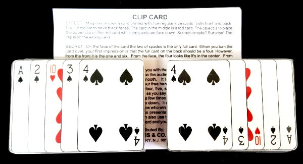 Clip Card (FT) - Pack of 100