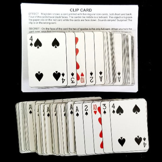 Clip Card (FT) - Pack of 100