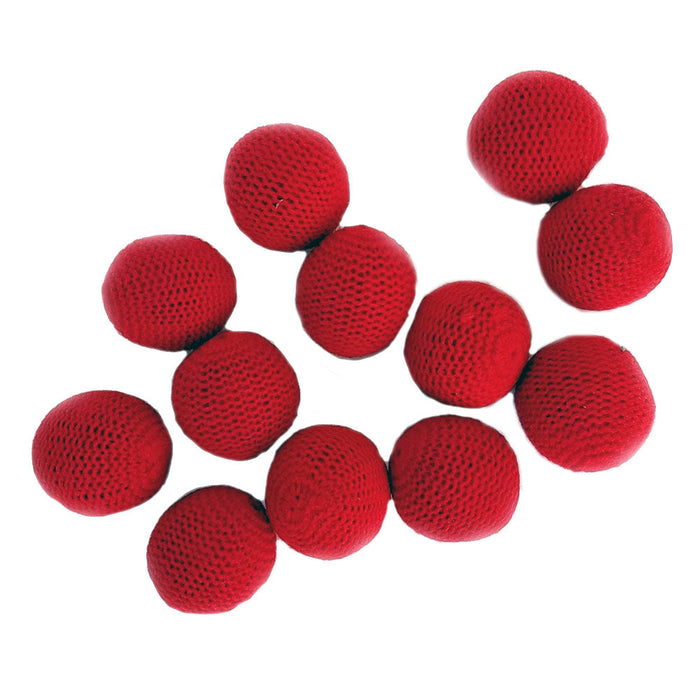 Crocheted Balls - Wool over Plastic 1.5" (FT) - Pack of 12