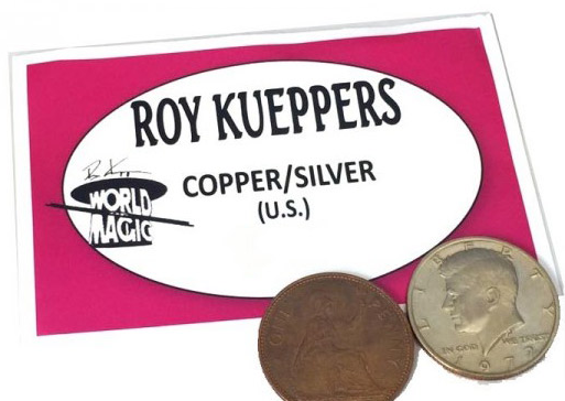 Copper/Silver - English Penny/Kennedy Half (Roy Kueppers)