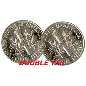 Double Sided Coins - Dime - Tails