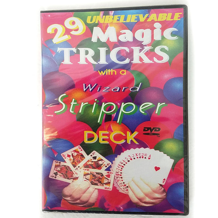 29 Magic Tricks with Wizard Stripper Deck - DVD
