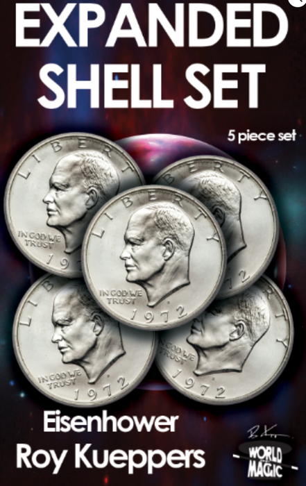 Expanded Shell and Inserts Eisenhower Dollar (Roy Kueppers)