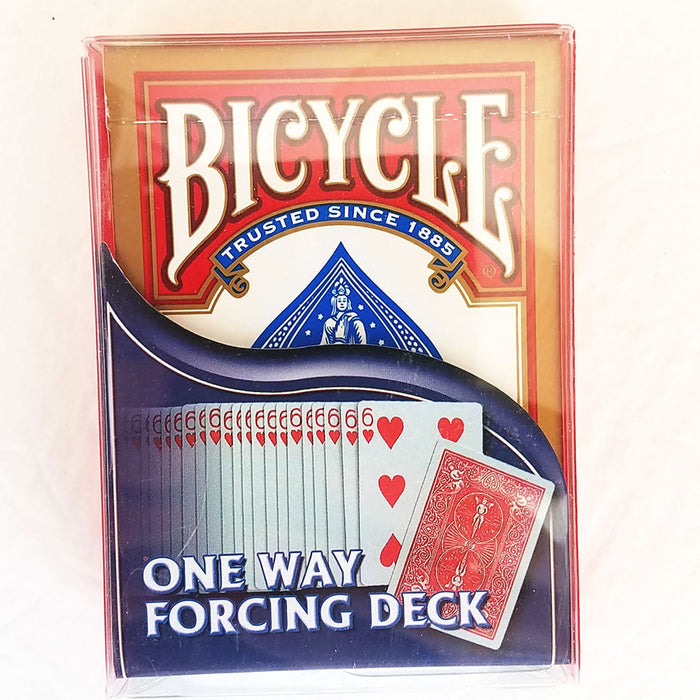 Force Deck One Way Bicycle Poker - Red