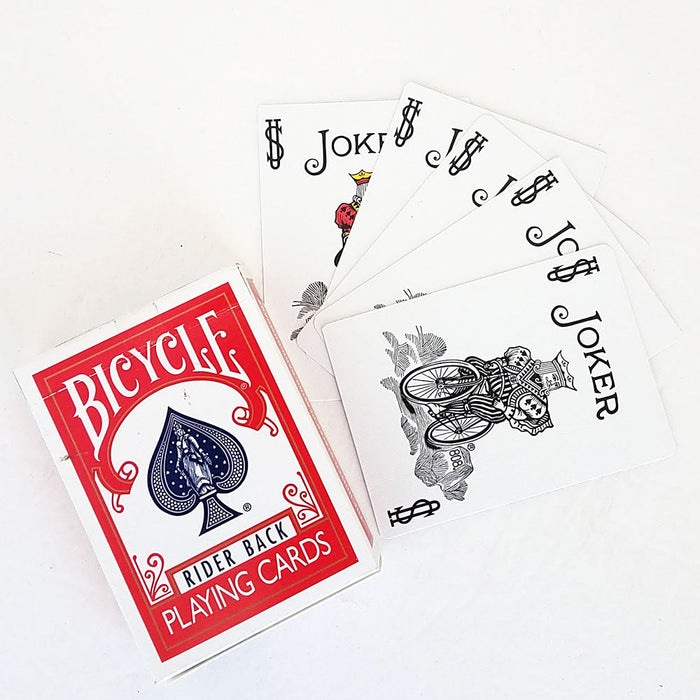 Force Deck One Way Bicycle Poker - Red